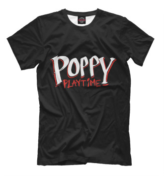 Футболка для мальчиков Poppy Playtime логотип