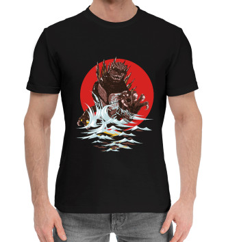Хлопковая футболка Godzilla