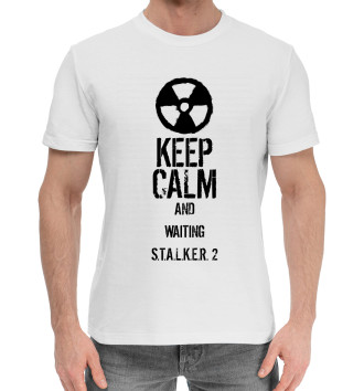 Хлопковая футболка Keep calm..
