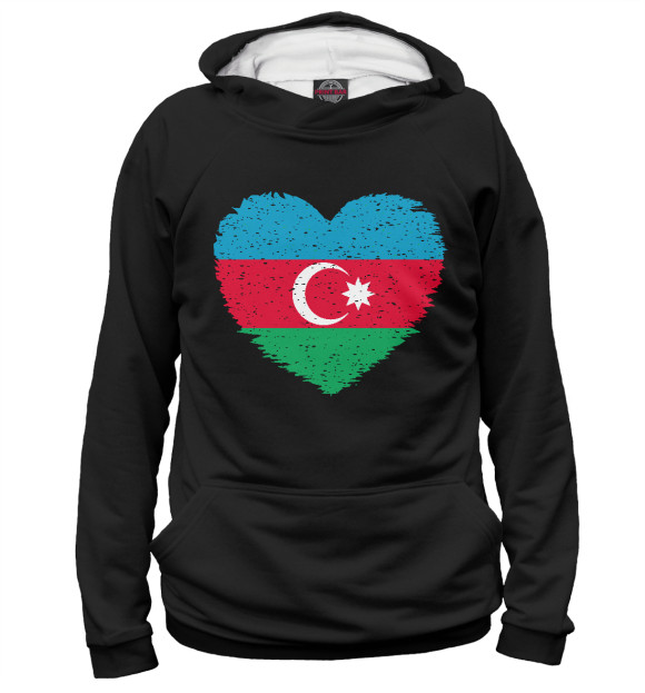 Худи Сердце Азербайджана для девочек 