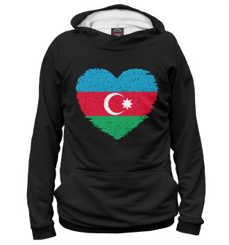 Худи для девочек Сердце Азербайджана