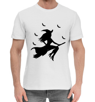 Хлопковая футболка Witch