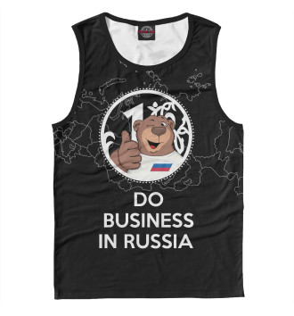 Майка для мальчиков Do business in Russia