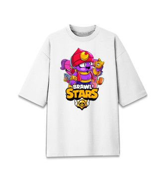 Мужская Хлопковая футболка оверсайз Brawl Stars, Gene