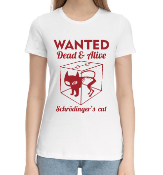Хлопковая футболка Wanted Cat