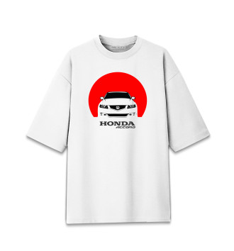 Женская Хлопковая футболка оверсайз Honda
