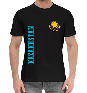 Мужская Хлопковая футболка Казахстан