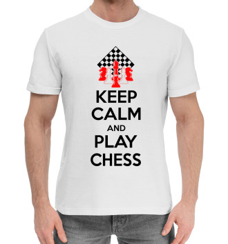 Хлопковая футболка Играй в шахматы