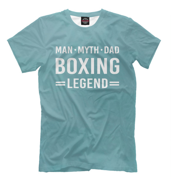 Футболка Man Myth Legend Dad Boxing для мальчиков 