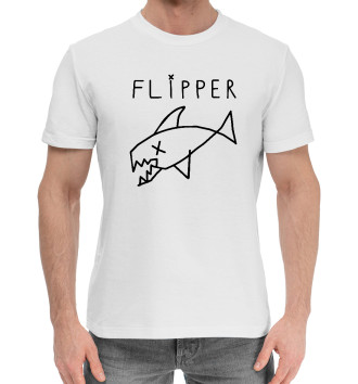 Мужская Хлопковая футболка Flipper Nirvana