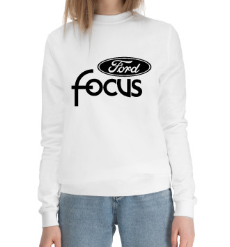 Женский Хлопковый свитшот Ford Focus