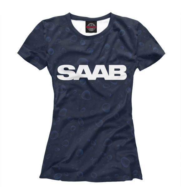 Футболка SAAB / Сааб для девочек 