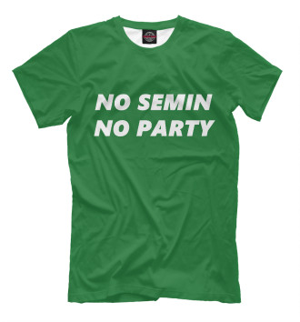 Футболка No Semin No party