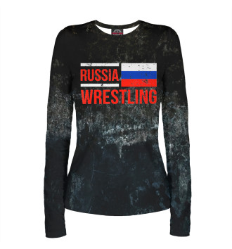 Женский Лонгслив Russia Wrestling
