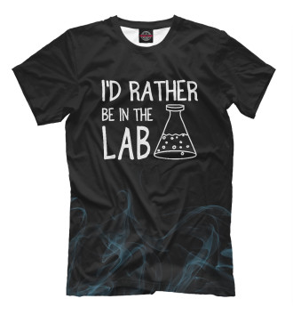Футболка I'd Be In The Lab
