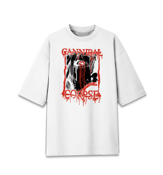 Хлопковая футболка оверсайз Cannibal Corpse