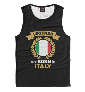 Майка для мальчиков Легенды рождаются в Италии