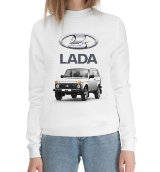 Женский Хлопковый свитшот Lada