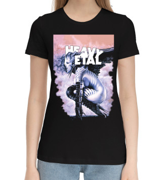 Хлопковая футболка Heavy metal