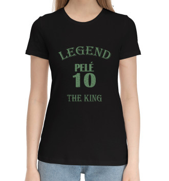 Хлопковая футболка Pele the king