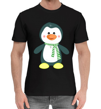 Хлопковая футболка Пингвин