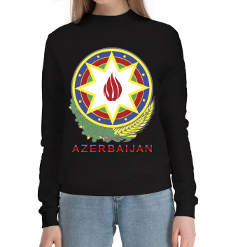 Женский Хлопковый свитшот Азербайджан