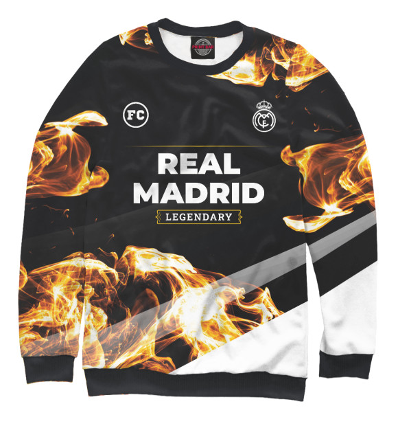 Свитшот Real Madrid Sport Fire для девочек 