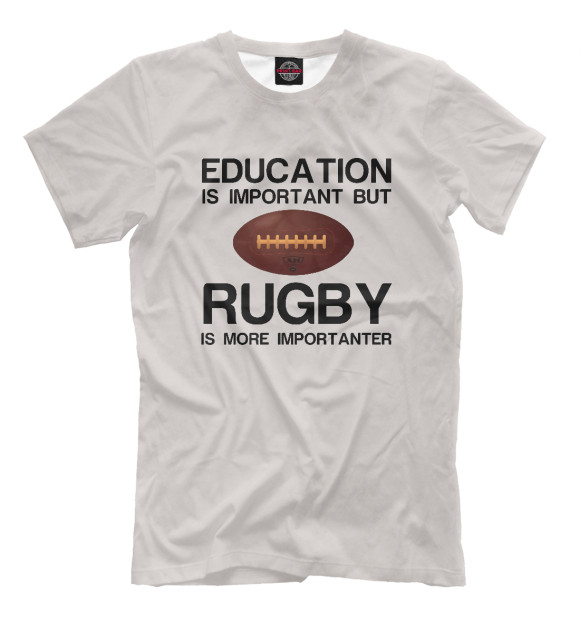 Футболка Education and rugby для мальчиков 