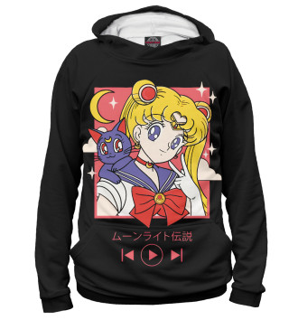 Мужское Худи Sailor Moon