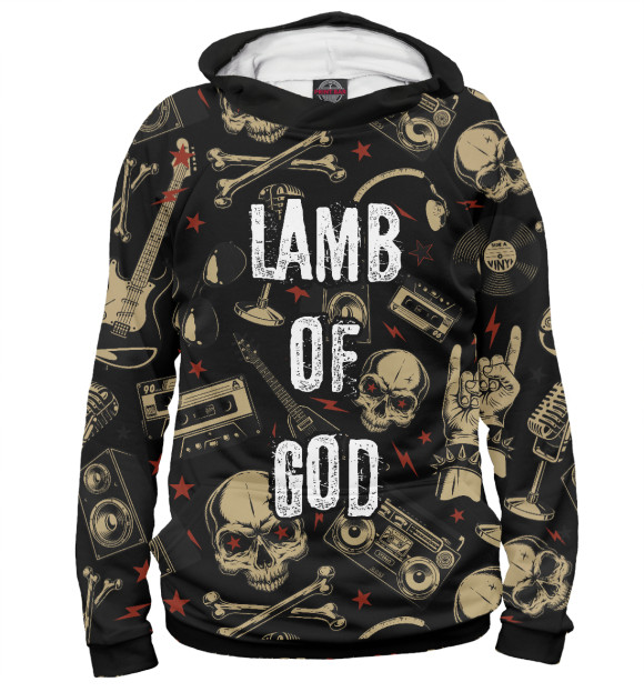 Худи Lamb of God для девочек 