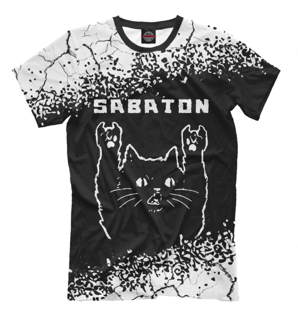 Футболка Sabaton | Рок Кот для мальчиков 
