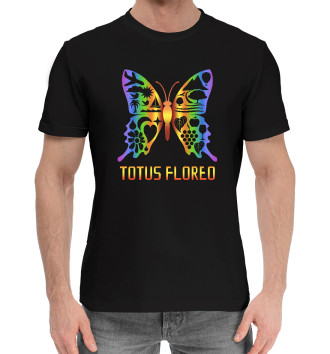 Хлопковая футболка Totus Floreo