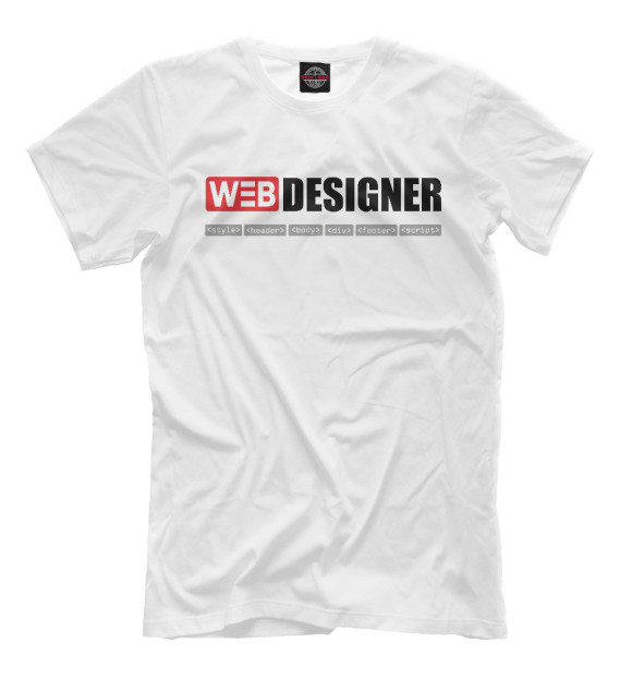 Футболка WEB Designer для мальчиков 