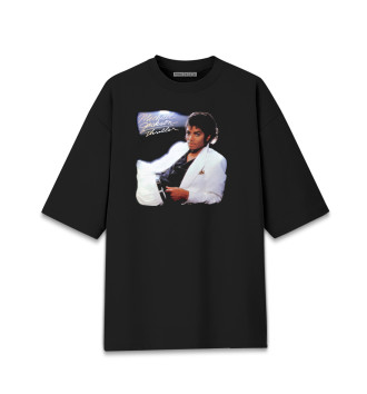 Мужская Хлопковая футболка оверсайз Thriller - Michael Jackson