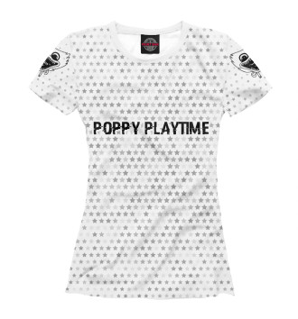 Женская Футболка Poppy Playtime Glitch Light (stars)