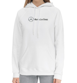 Женский Хлопковый худи Mercedes Benz