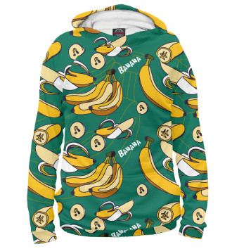 Худи для девочек Banana pattern