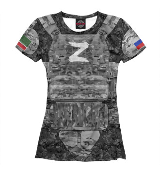 Футболка для девочек Чеченский Z Батальон