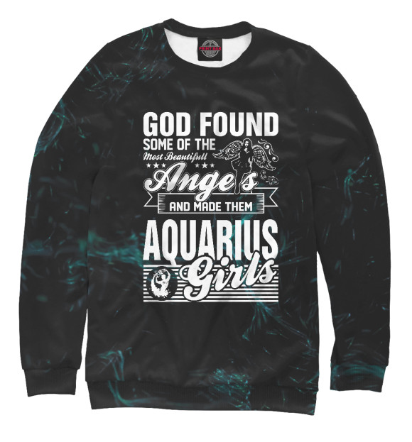 Свитшот God Found Angels Aquarius для девочек 