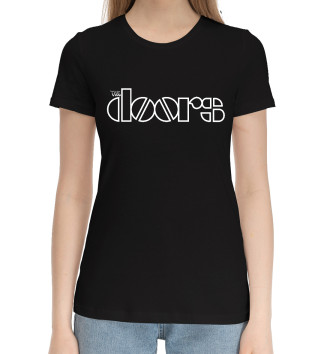 Женская Хлопковая футболка The Doors