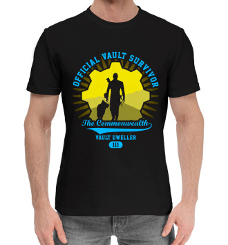 Мужская Хлопковая футболка Fallout