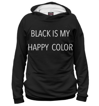 Худи Чёрный мой счастливый цвет