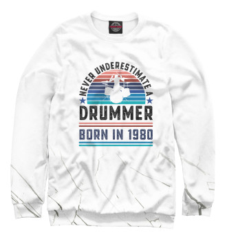 Свитшот Drummer born 1980
