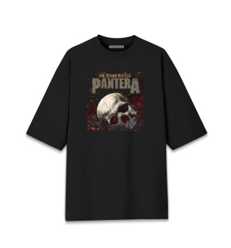 Мужская Хлопковая футболка оверсайз Pantera