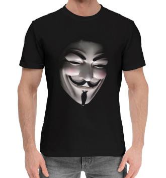 Мужская Хлопковая футболка Анонимус