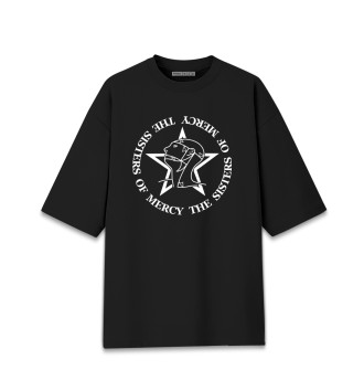 Мужская Хлопковая футболка оверсайз Sisters of Mercy