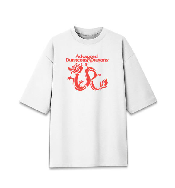 Женская Хлопковая футболка оверсайз Dungeons & Dragons