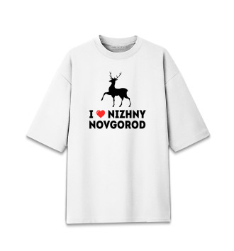 Мужская Хлопковая футболка оверсайз Нижний Новгород