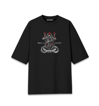 Мужская Хлопковая футболка оверсайз Watain
