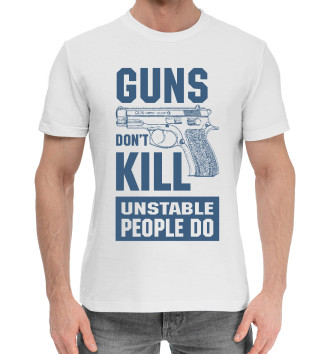 Хлопковая футболка Оружие не убивает